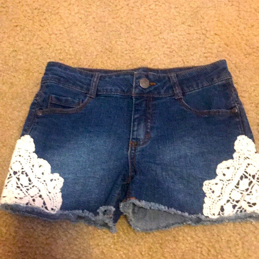 Jean shorts girls